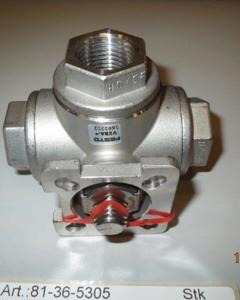 Ball valve ½" 3-way